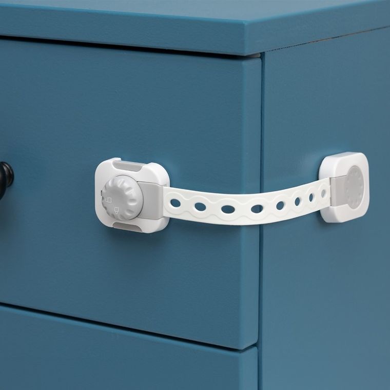 Sipo, zestaw zabezpieczeń do szaf i szuflad z funkcją smart lock, 6 szt.