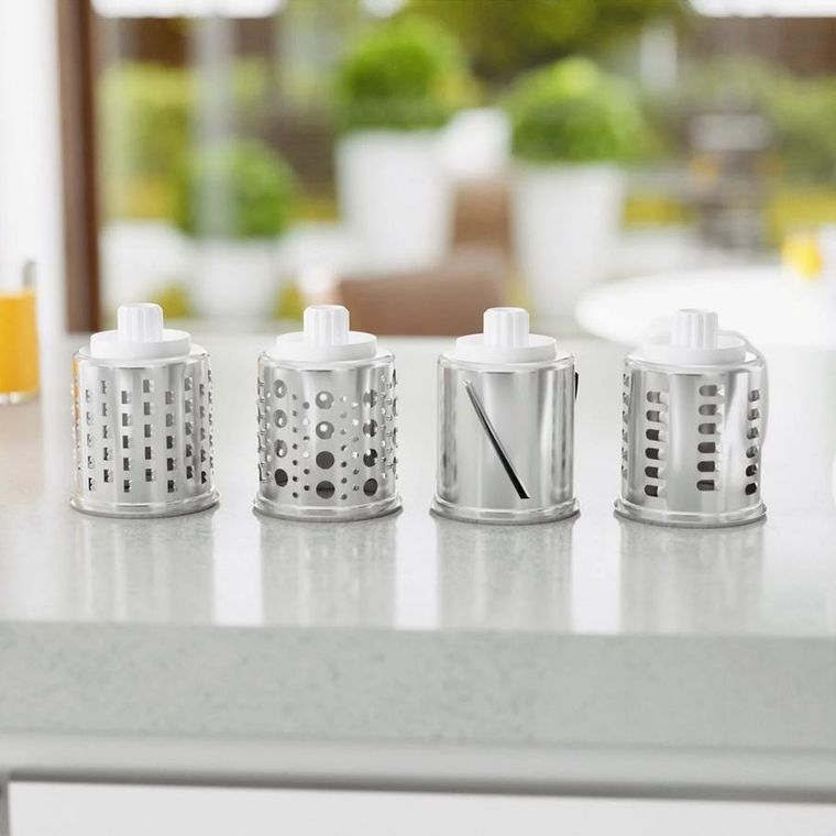 Smapp, maszynka do mielenia z szatkownicą, biała