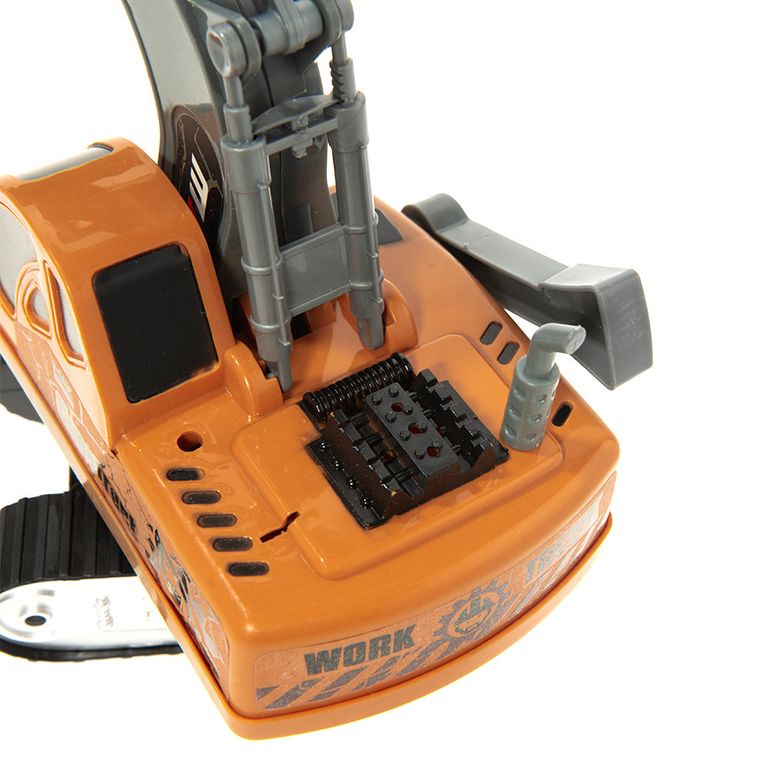 Smiki, laweta z koparką, zestaw pojazdów, światło i dźwięk