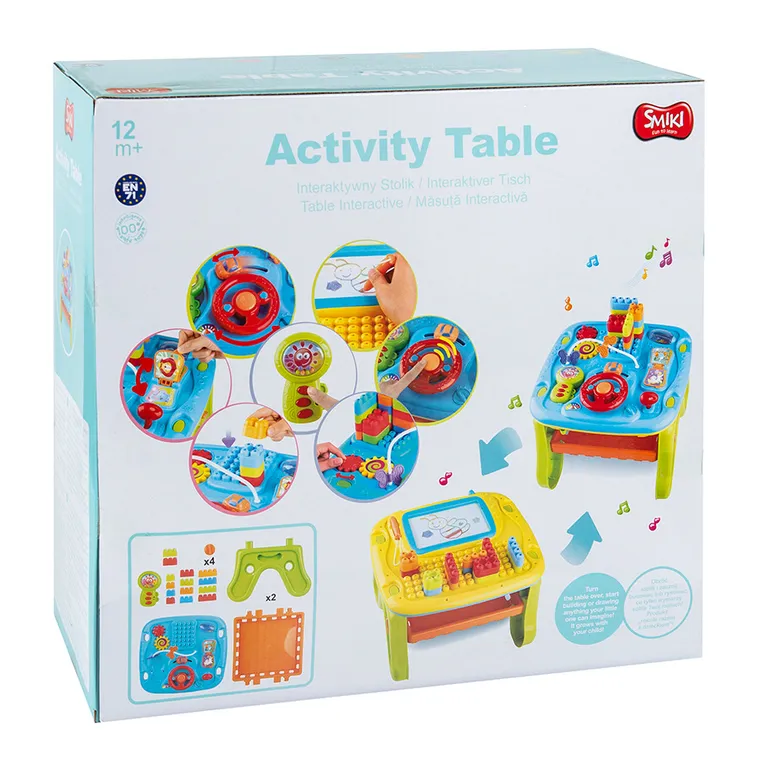 Smiki, stolik interaktywny, dwustronny blat