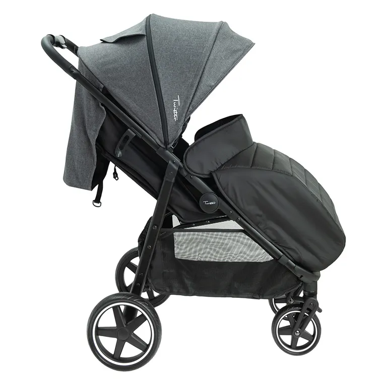 Smiki, Twister, wózek spacerowy, szary