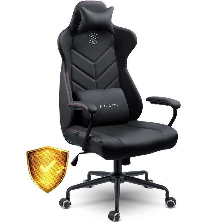 Sofotel, Werona, fotel biurowy, czarny