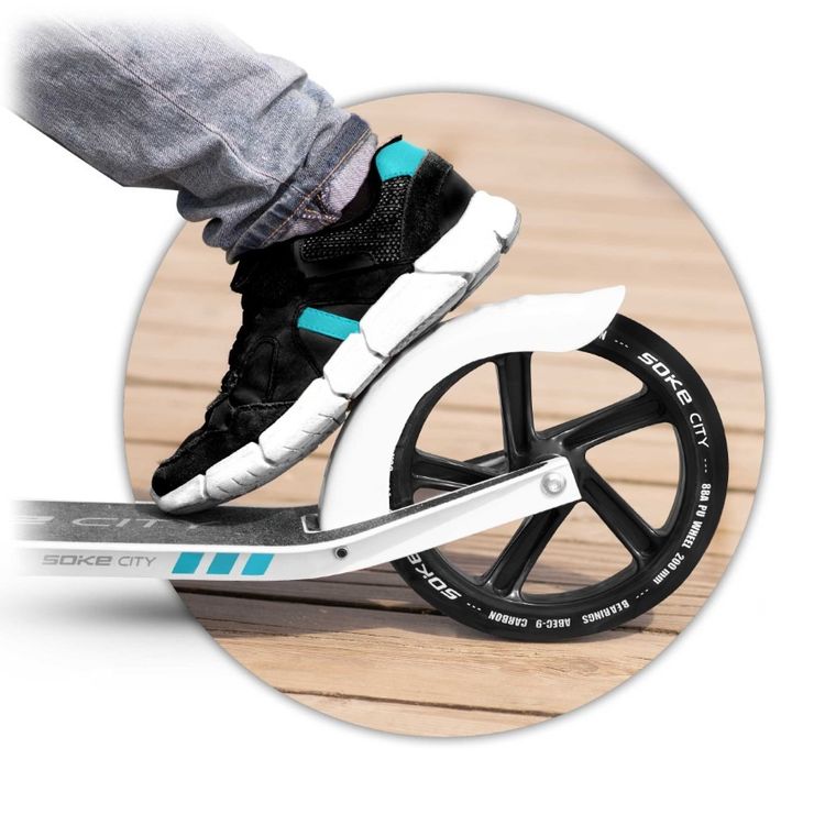 Soke, City, hulajnoga miejska, składana, biała