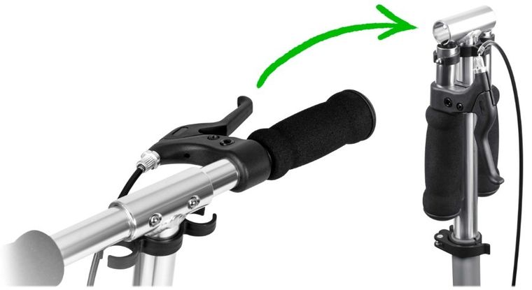 Soke, City, hulajnoga miejska, składana, szara