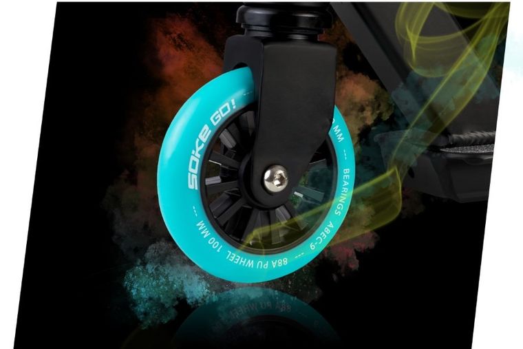 Soke, Go! hulajnoga wyczynowa, czarno-pomarańczowa