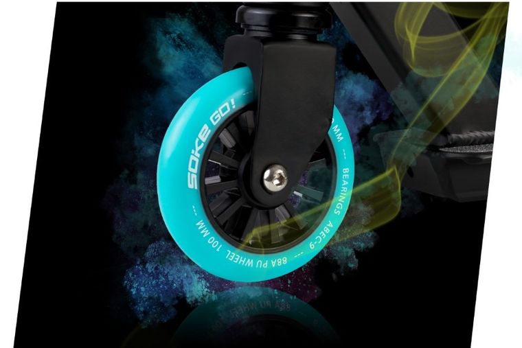 Soke, Go! hulajnoga wyczynowa, żółto-niebieska