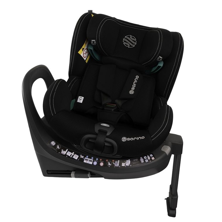 Sorino, Aurora, fotelik samochodowy z bazą, 360°, black, 40-150 cm