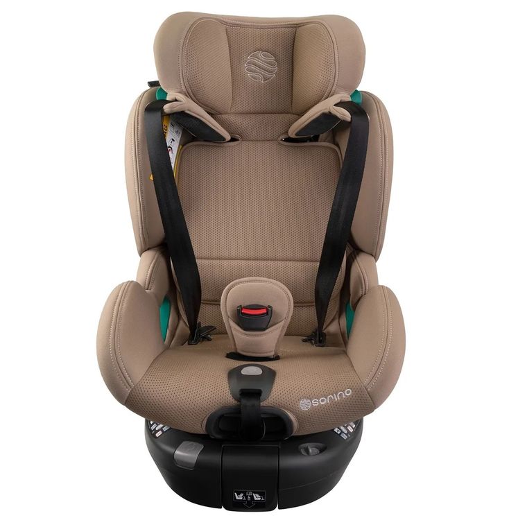 Sorino, Aurora, fotelik samochodowy z bazą, 360°, mocha, 40-150 cm