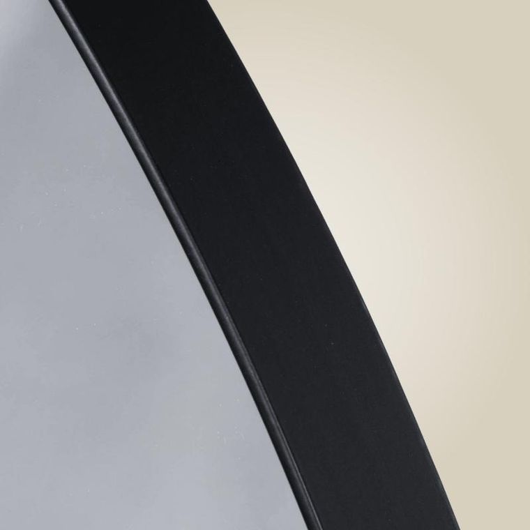 Stilovo, Noor, lustro okrągłe, metalowa rama, 80 cm