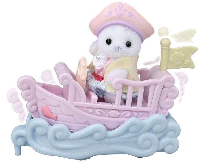 Sylvanian Families, Morskie pojazdy w parku rozrywki, zestaw z figurkami, 5820