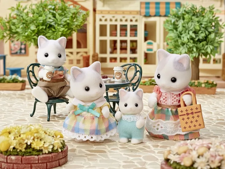 Sylvanian Families, Rodzina kotków, zestaw figurek, 5738
