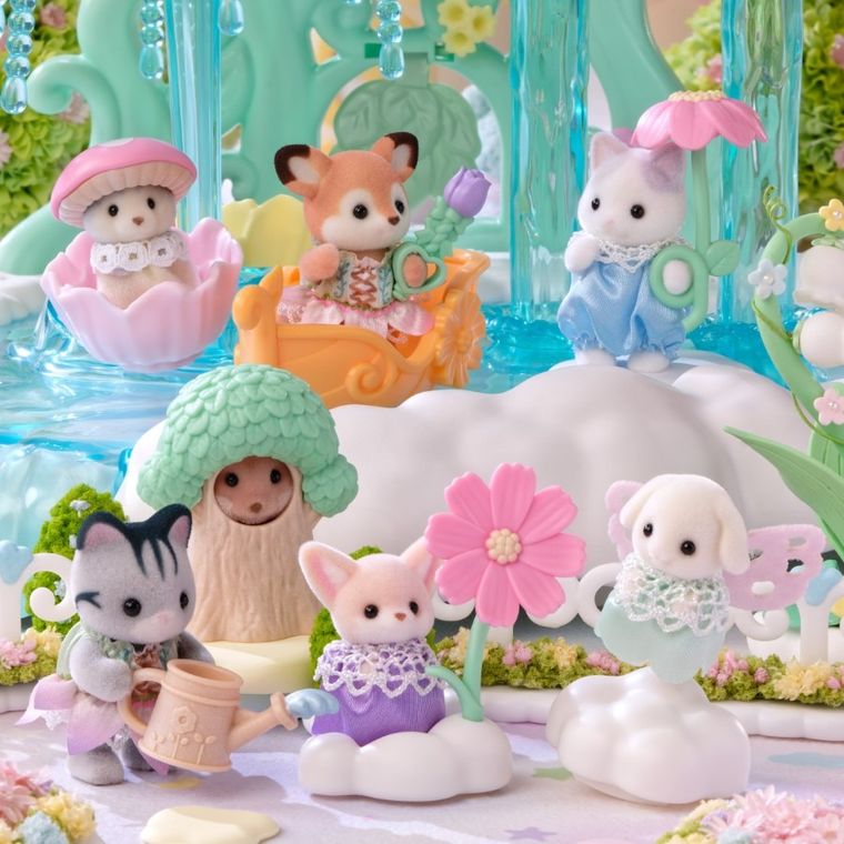 Sylvanian Families, Wiosenne maluchy, saszetka z figurką niespodzianką, 5823, 1 szt.