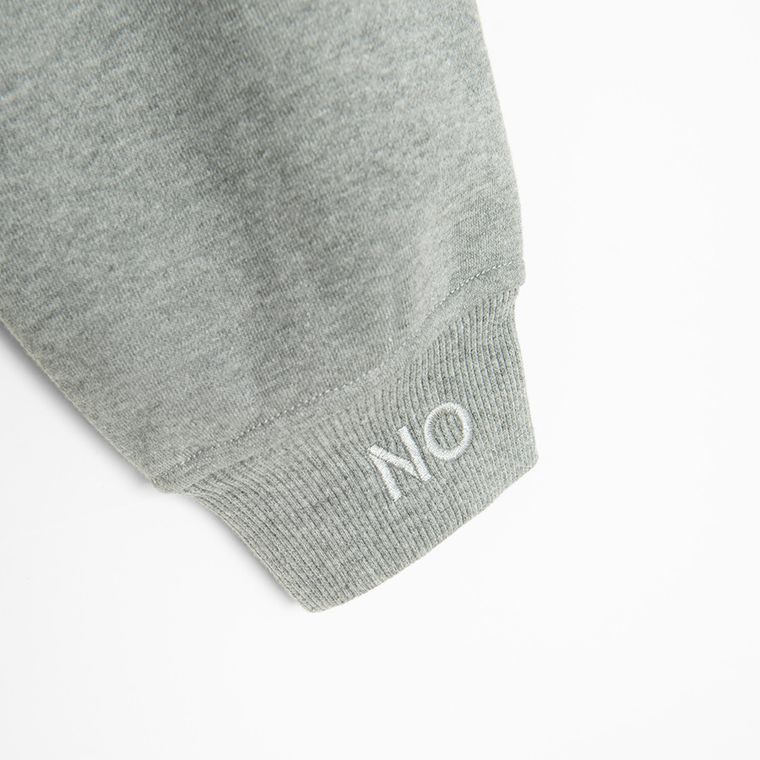 Szara bluza z kapturem o kroju oversize NOWEAR