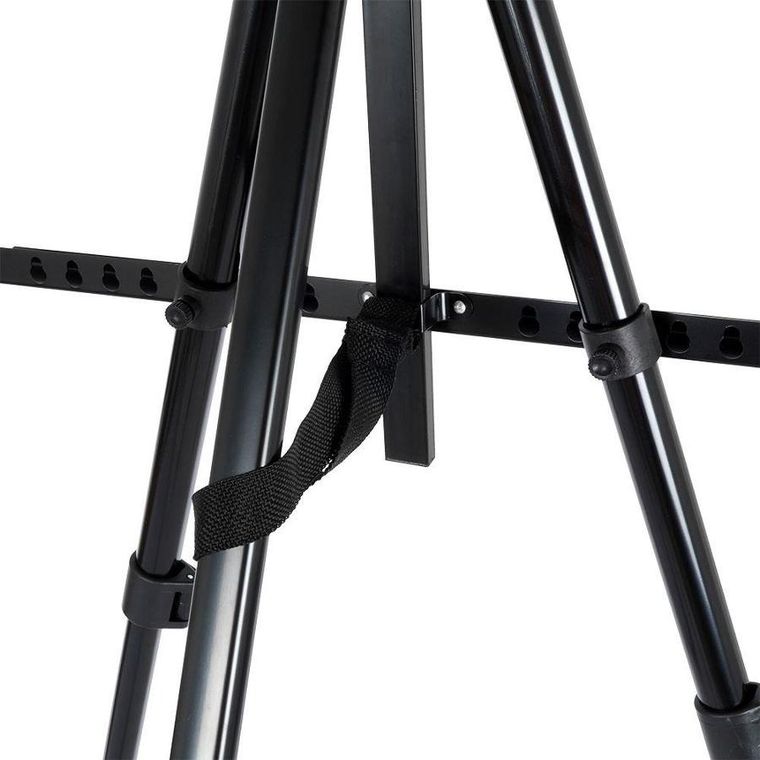 Sztaluga malarska z torbą, regulowana wysokość, metalowa czarna