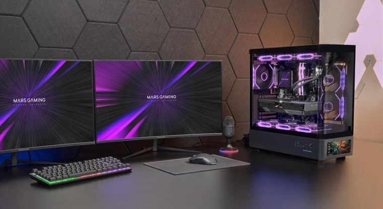 Tacens, Mars, obudowa komputerowa, MC-LCDPRO, 7.2", IPS LCD ATX