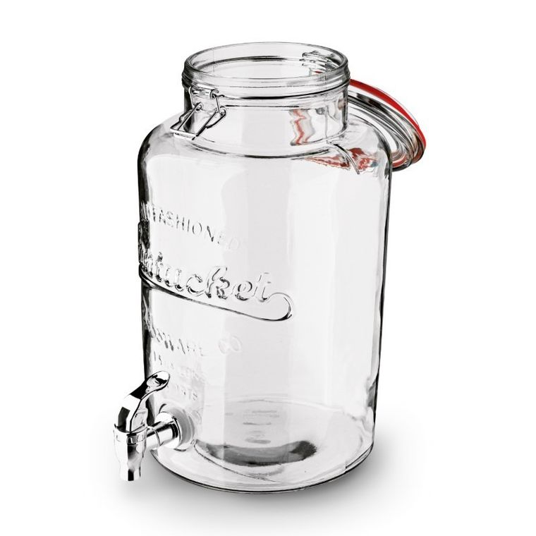 Tadar, Gregi, słoik z kranikiem i klipsem, 6,5 l