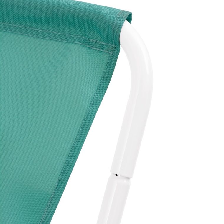 Tadar, leżak ogrodowy, składany, turkus