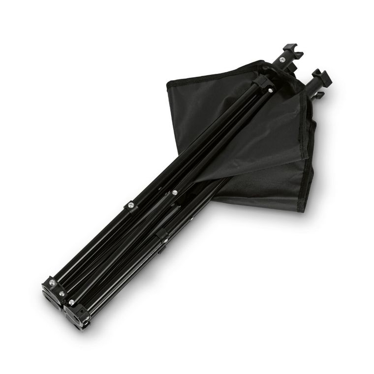 Tadar, stolik turystyczny, czarny, 72-60 cm