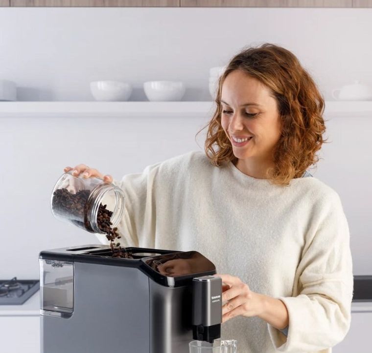 Taurus, ekspres ciśnieniowy, Accento Latte, 20 bar, White Coffee