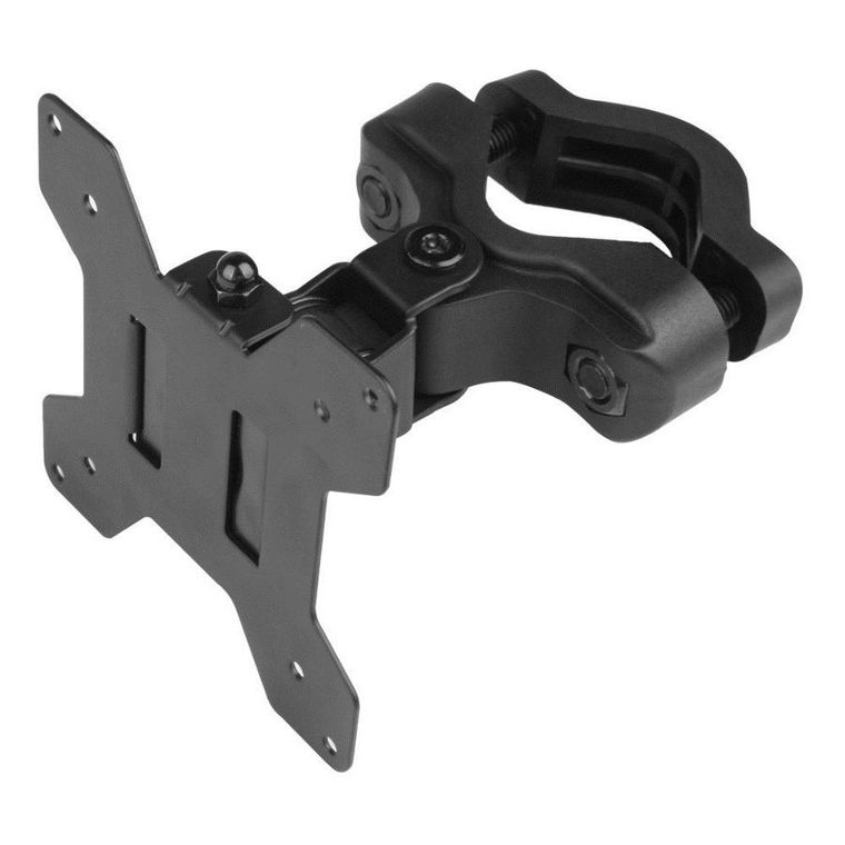 Techly, uchwyt na słup do monitora, LED/LCD 13-30, 10 kg, VESA regulowany, czarny