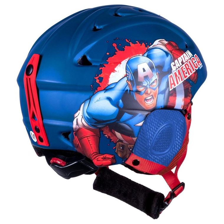 The Avengers, Kapitan Ameryka, kask narciarski, rozmiar 55-58 cm