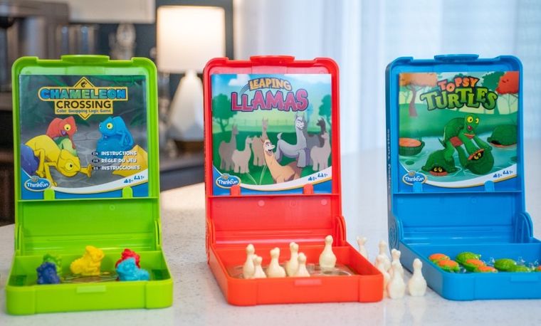 ThinkFun, Flip&Play Skaczące lamy, gra logiczna
