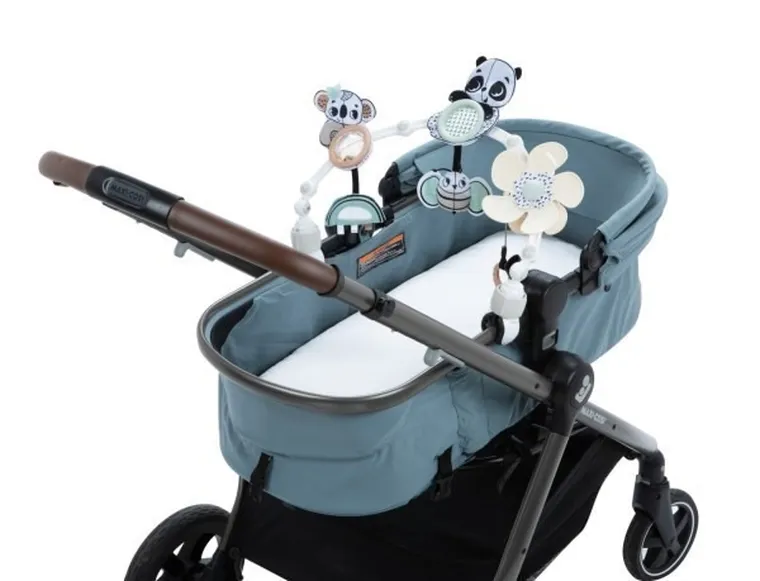 Tiny Love, łuk z zabawkami, czarno-biały