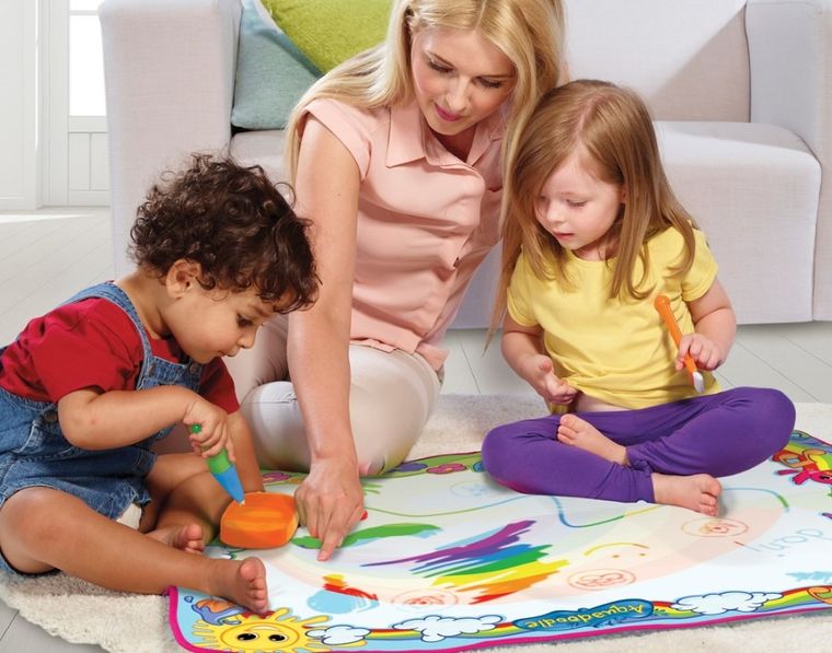 Tomy, Aquadoodle, Super Colour Deluxe, mata do malowania wodą