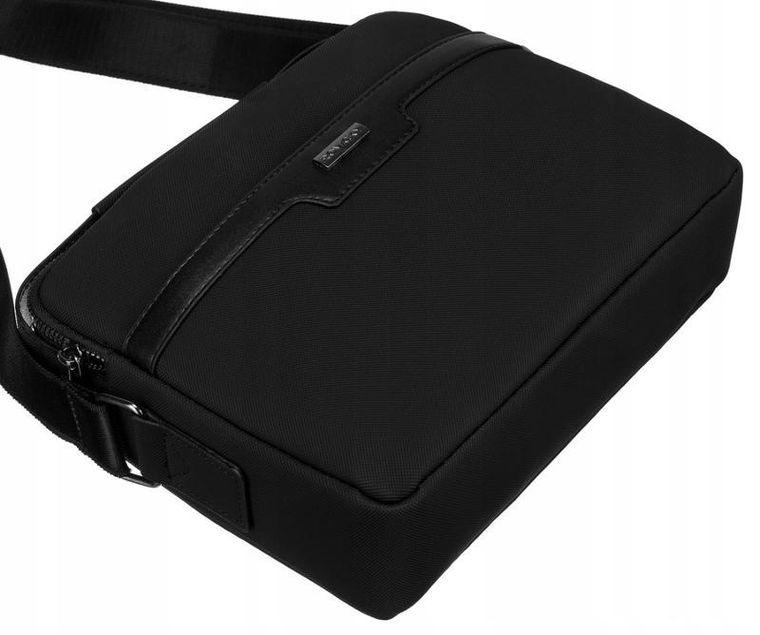 Torba listonoszka, czarna, Rovicky