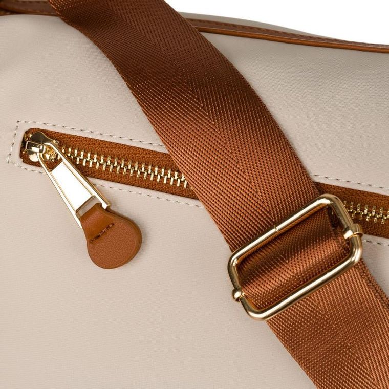 Torebka listonoszka, beżowa, Peterson