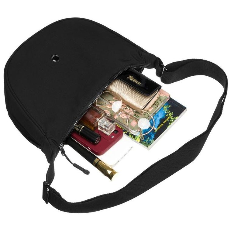 Torebka listonoszka, czarna, Peterson