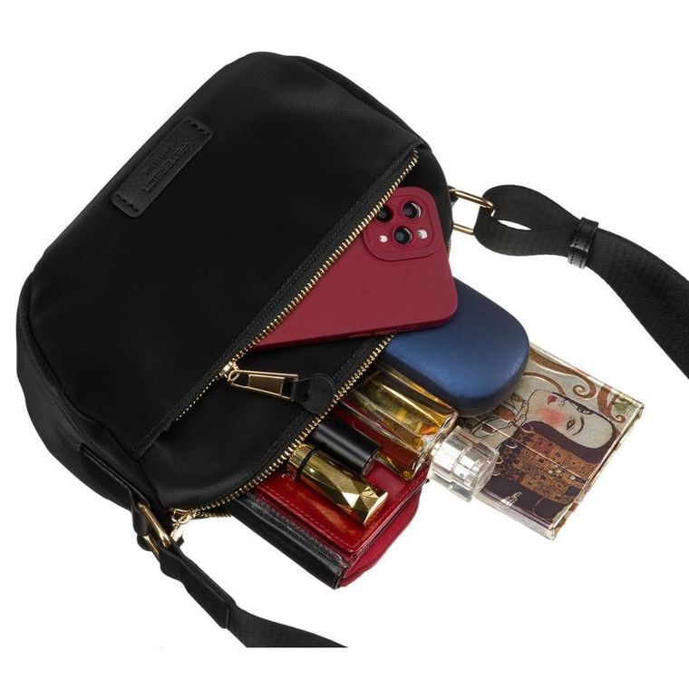 Torebka listonoszka, czarna, Peterson