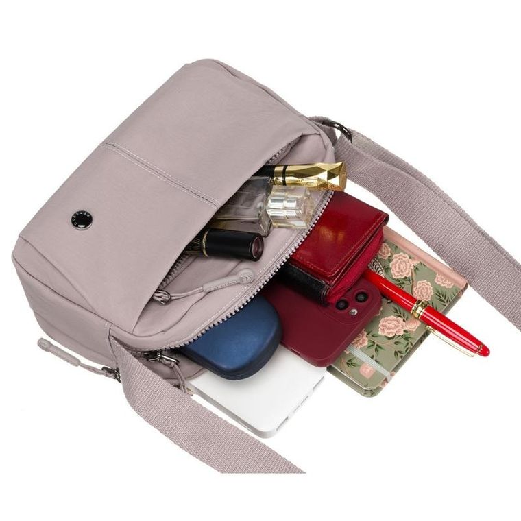 Torebka listonoszka, fioletowa, Peterson