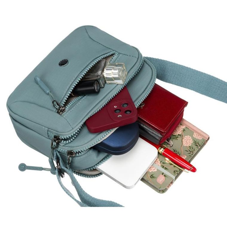 Torebka listonoszka, niebieska, Peterson