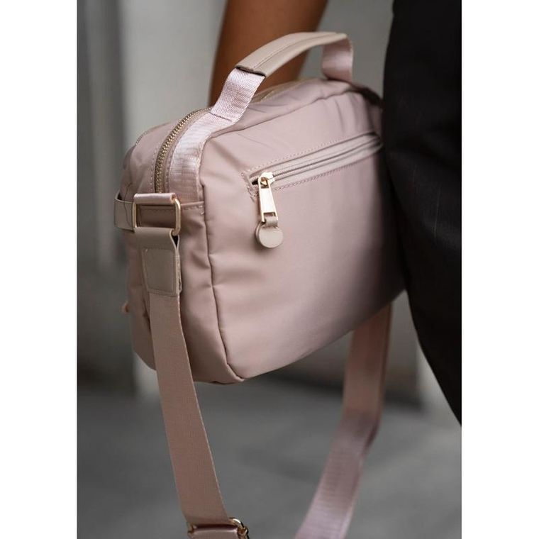 Torebka listonoszka, różowa, Peterson