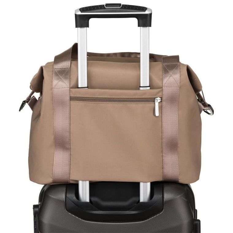 Torebka shopper, beżowa, Peterson