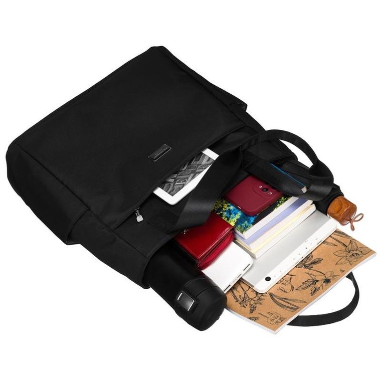 Torebka shopper, czarna, Peterson