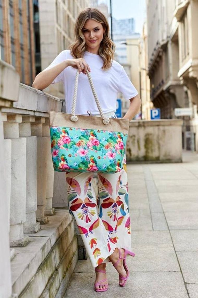 Torebka shopper, mix, plażowa