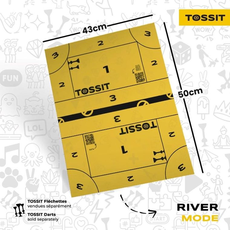 Tossit, Plansza rodzinna, tarcza do rzutek
