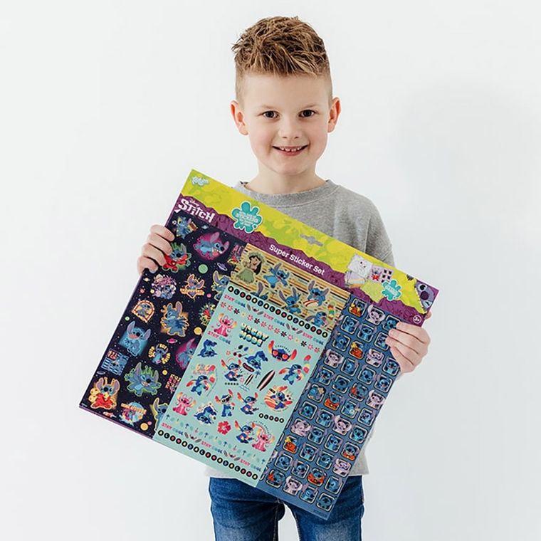 Totum, Lilo i Stitch, duży zestaw naklejek, 300 elementów