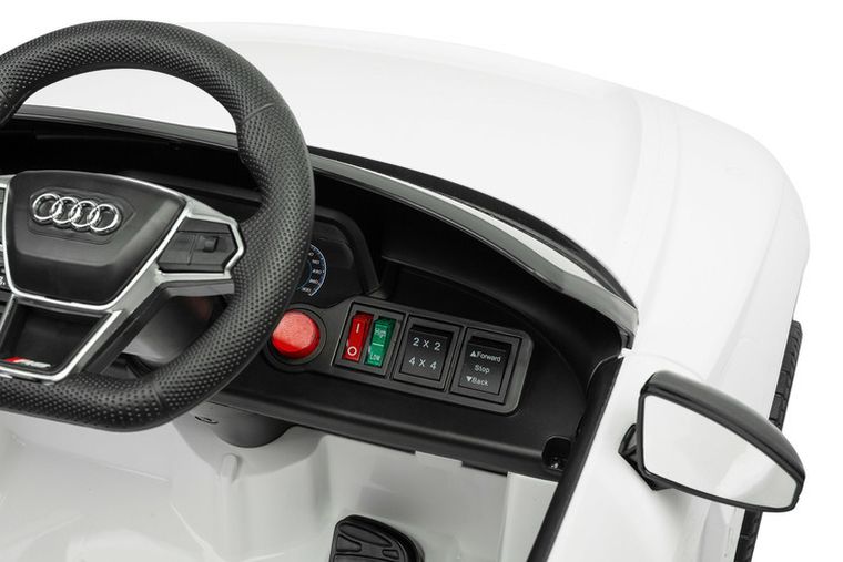 Toyz, Audi RS E-Tron GT, pojazd na akumulator, biały
