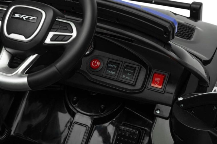 Toyz, Dodge Charger, Policja, pojazd na akumulator, czarny