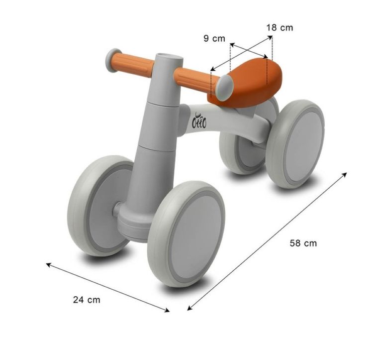 Toyz, Otto, rowerek biegowy, blue