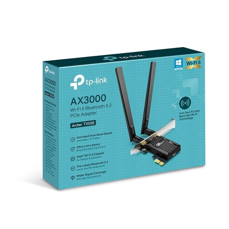 TP-Link, Archer, karta sieciowa, TX55E