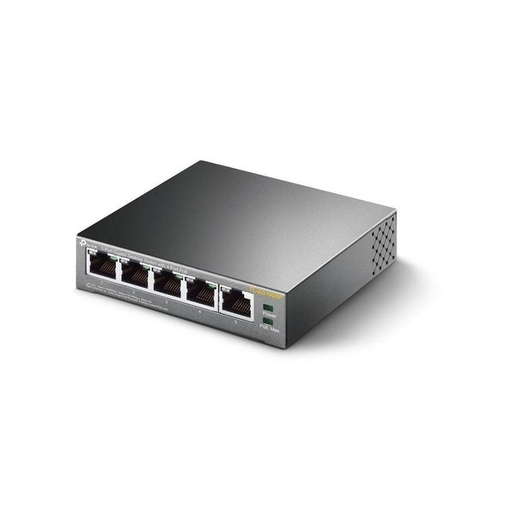 TP-Link, switch, TL-SG1005P, 5x 10/100/1000Mbps