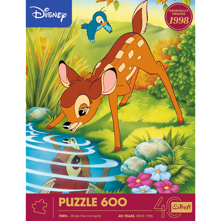 Trefl, 40-lecie, Disney, Bambi, puzzle, 600 elementów