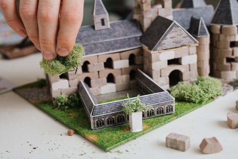 Trefl, Buduj z cegły, Harry Potter, Long Gallery, zestaw kreatywny z akcesoriami, 385 elementów