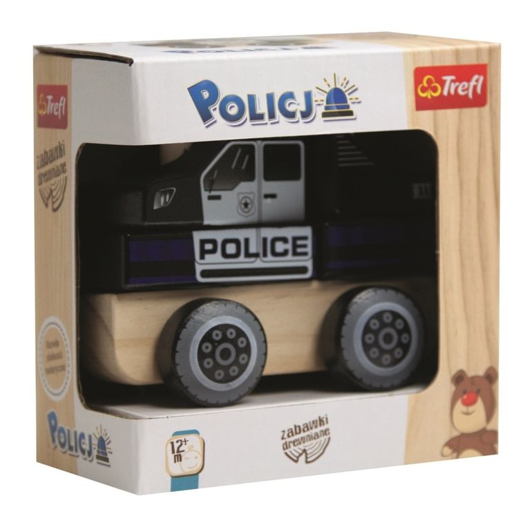 Trefl, Policja, zabawka drewniana