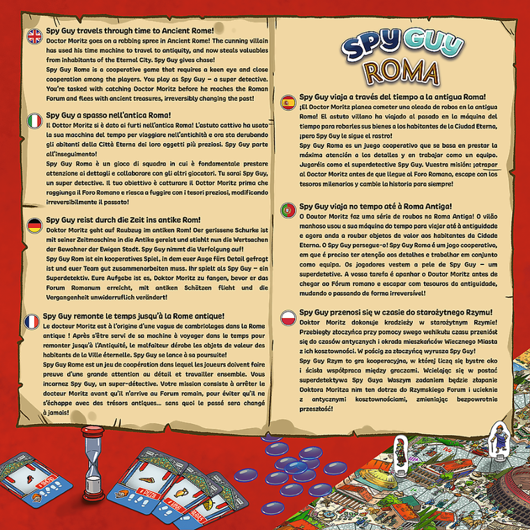 Trefl, Rodzina Treflików, Spy Guy Roma, gra familijna