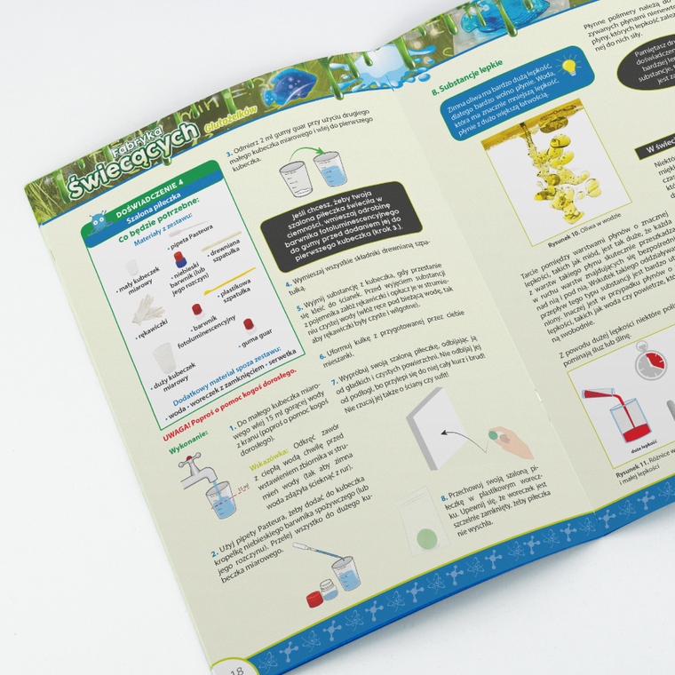 Trefl, Science4You, Fabryka świecących Glutożelków, zestaw L